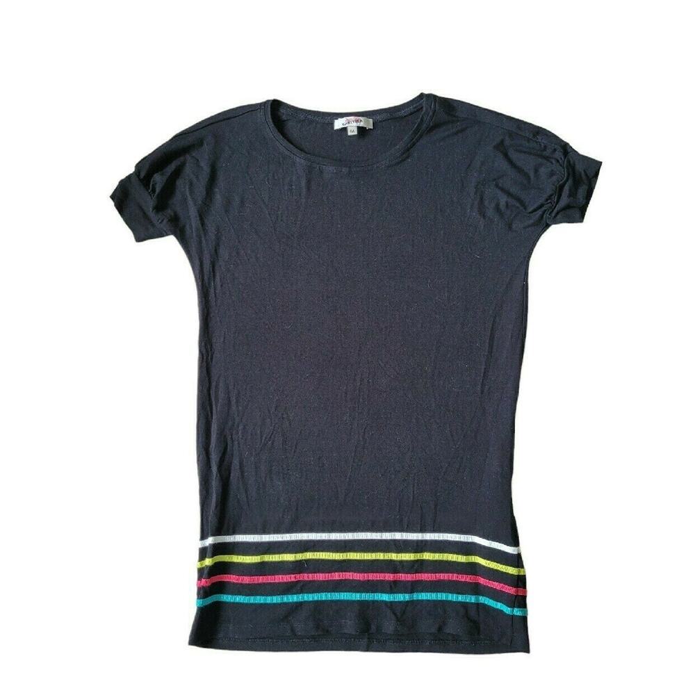 Junior Gaultier Striped Black Tunic/Dress